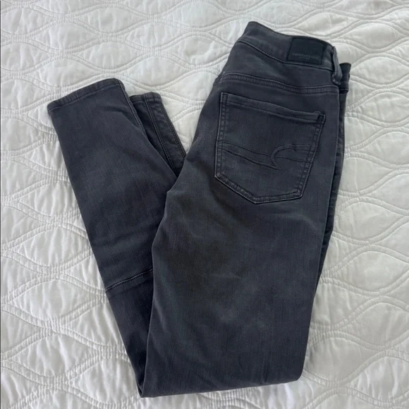 American Eagle Outfitters Next level stretch Gray Jeans - Picture 4 of 8